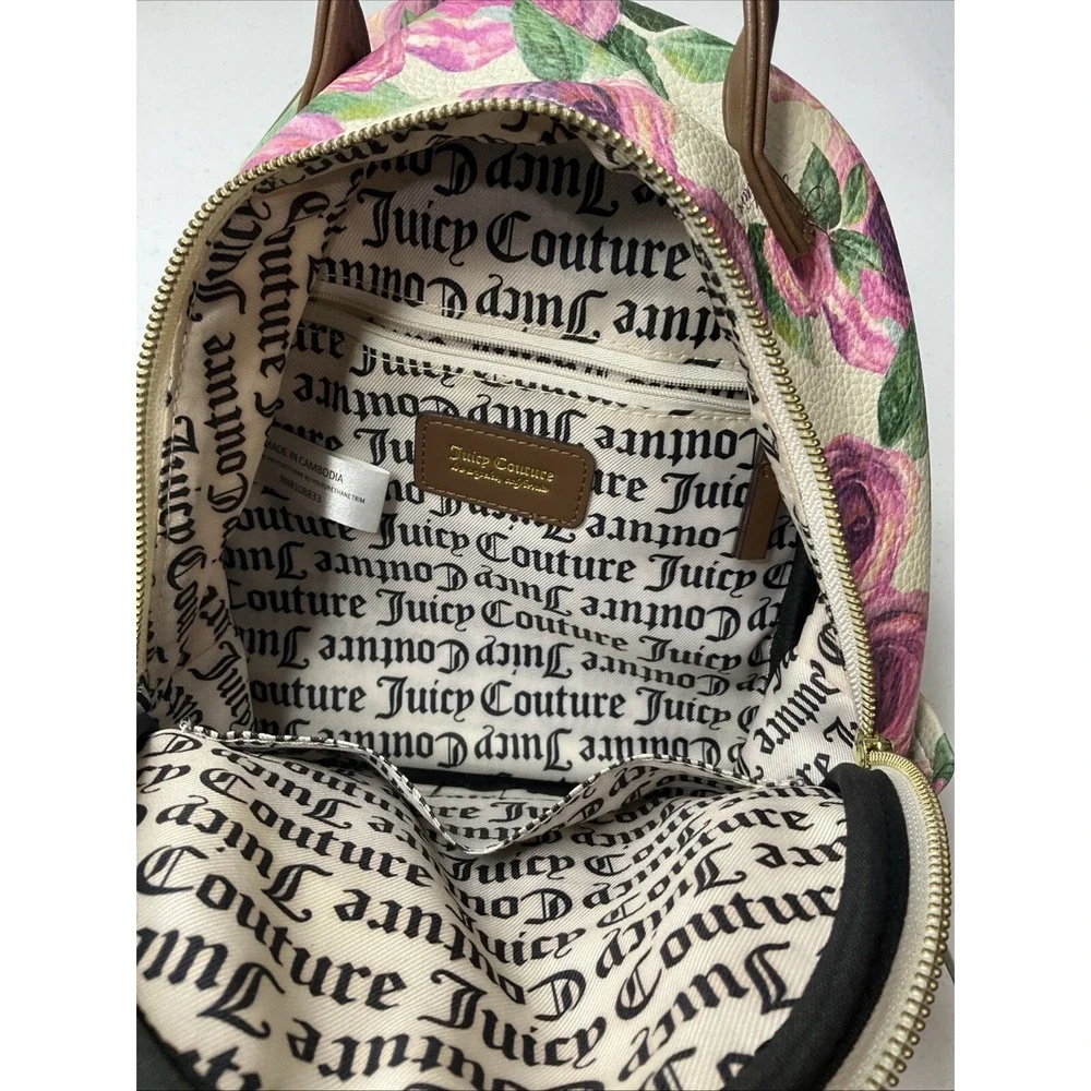 Juicy Couture Whole Lotta Love Backpack Moody Garden Cream